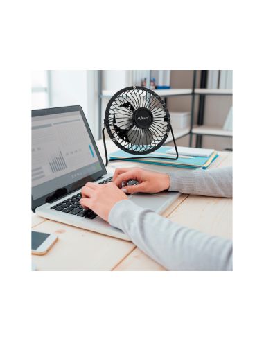 Ventilador Sobremesa Avant 3W Diametro 100 Mm Alimentacion Usb Longitud Cable 1 Mt Color Negro