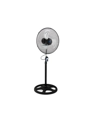 Ventilador De Pie Avant 3 Velocidades Cabezal Reclinable Oscilante 120 Diametro 450 Mm Color Negro