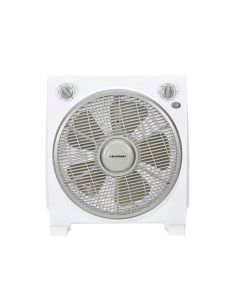 Ventilador De Suelo Blaupunkt Box Fan 45W 30Cm Diametro 5 Aspas 3 Velocidades Con Temporizador Y Rejilla