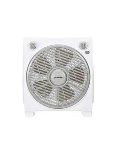 Ventilador De Suelo Blaupunkt Box Fan 45W 30Cm Diametro 5 Aspas 3 Velocidades Con Temporizador Y Rejilla