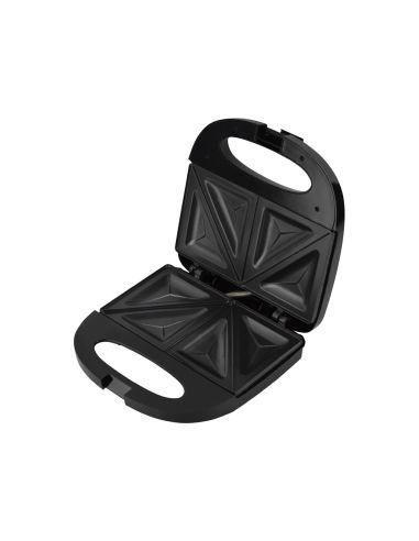 Sandwichera Magefesa Suisse Black 750W Con Asa Fria Al Tacto Antiadherente