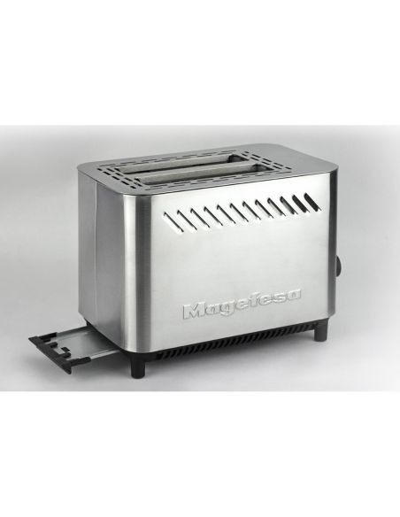Tostador Magefesa Jour Doble Boca 820W Acero Inoxidable Con Bandeja Recogemigas