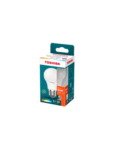 Bombilla Led Toshiba Essential A60 E27 8W Luz Calida 2700K