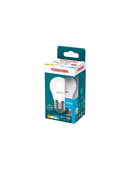 Bombilla Led Toshiba Essential G45 E27 4.7W Luz Fria 6500K