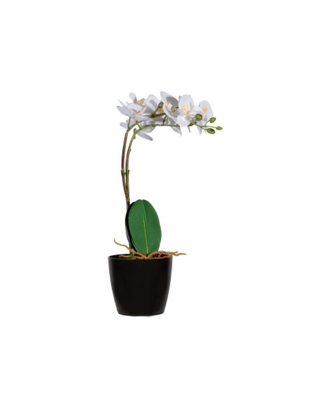 Flor Artificial Paperflow Orquidea Blanca 40 Cm