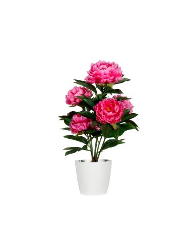 Flor Artificial Paperflow Peonia Rosa 55 Cm