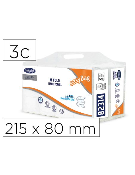 Toalla Engarzada Ofyhostel Bulkysoft Gofrada Membrane Plus 3 Capas Plegado M 215 X 80 Mm
