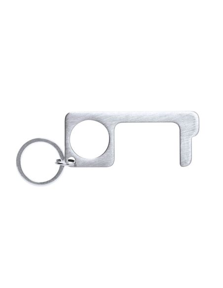 Llavero Higienico Anticontacto Bigox Acero Inoxidable 3,20X7,60 Cm