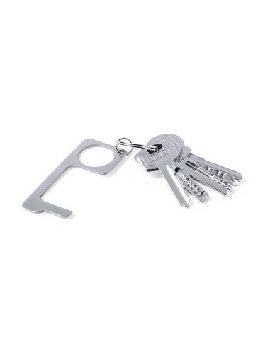 Llavero Higienico Anticontacto Bigox Acero Inoxidable 3,20X7,60 Cm