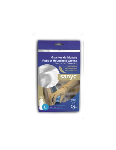 Guantes De Latex Satinados Con Relieve Anti Deslizante Sin Polvo Par Talla Grande