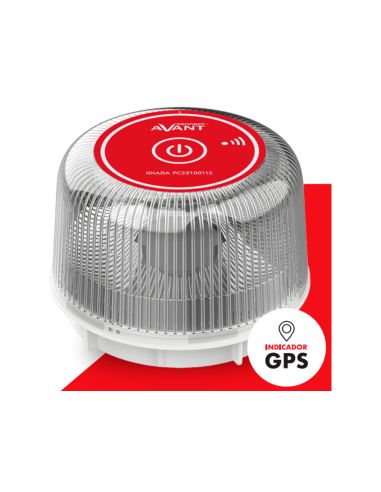 Luz De Emergencia Avant V16 Baliza Geolocalizada Homologada Dgt Con Base Imantada