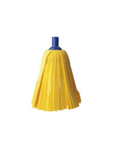 Fregona De Tiras Amarillas Super Absorbente Uso Domestico Y Profesional