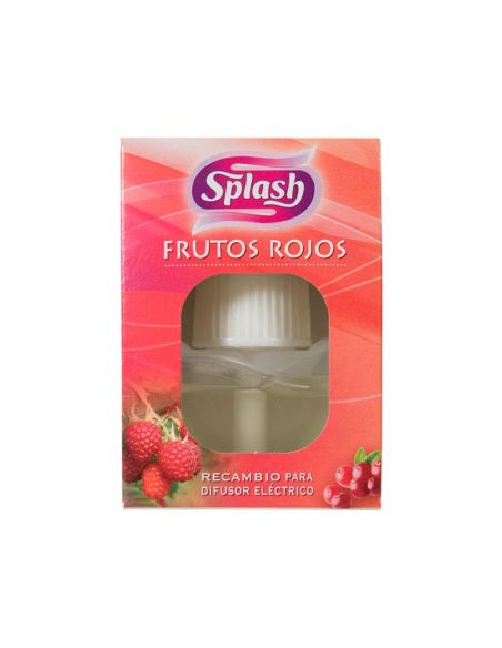 Ambientador Electrico Splash Frutos Rojos Recambio 25 Ml