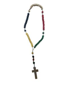 Rosario Misionero Madera Cuerda