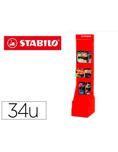 Contenido Expositor Stabilo Gama Arty Suelo 34 Unidades Surtidas
