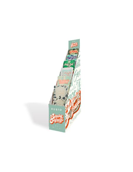 Cuaderno Rubio Lettering Expositor De Pie Con 28 Unidades Surtidas