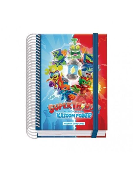 Agenda Prime Superthings 2026-2027 Día Página Tamaño A6