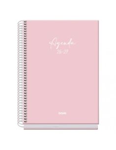 Agenda Basic Serenity Rosa 2026-2027 Semana Vista Tamaño A5