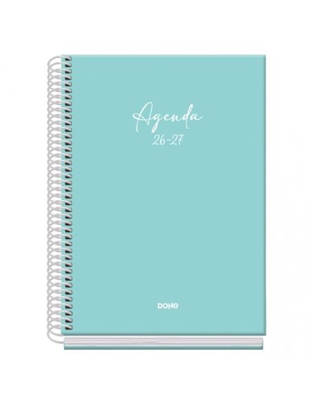 Agenda Basic Serenity Verde 2026-2027 Día Página Tamaño A5