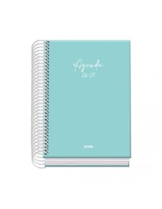 Agenda Basic Serenity Verde 2026-2027 Día Página Tamaño A6