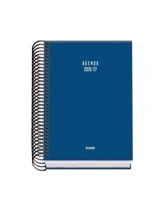 Agenda Basic Vibes Azul 2026-2027 Día Página Tamaño A6