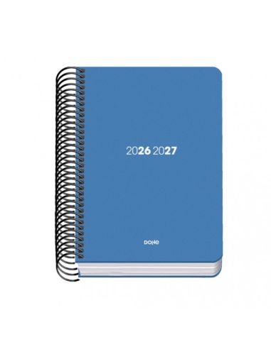 Agenda Basic PP Element Azul 2026-2027 Día Página Tamaño A6