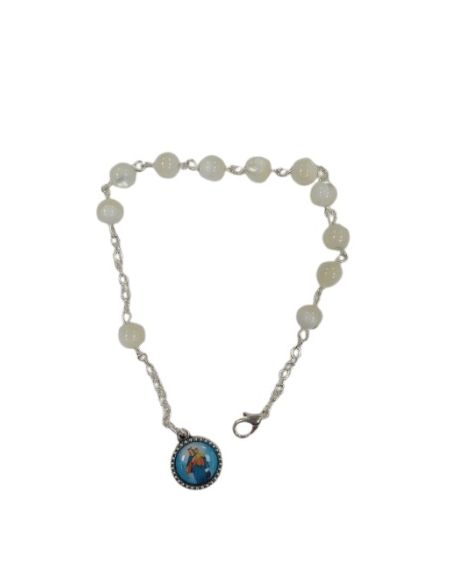 Pulsera Redonda Madreperla María Auxiliadora