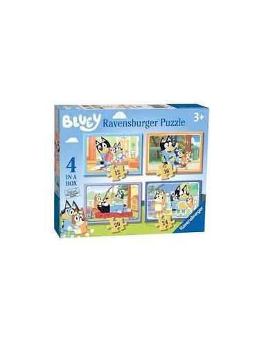 Puzzle Ravensburger Bluey Colección Puzzle 4 In A Box
