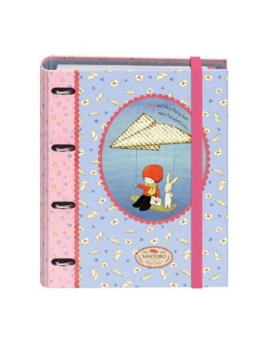 Carpeta Recambio Anillas 35 Mm  Santoro Poppi Loves  Messenger