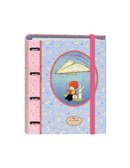Carpeta Recambio Anillas 35 Mm  Santoro Poppi Loves  Messenger