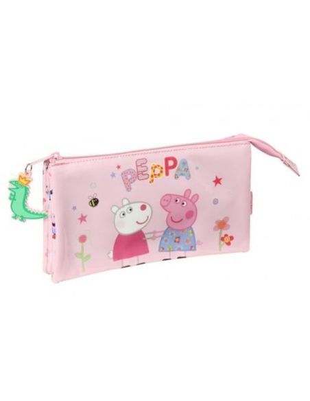 Portatodo Triple Peppa Pig "Having Fun"