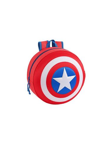 Mochila 3D Redonda Capitán América