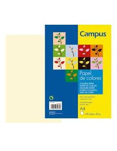 Papel A4 Campus 80G 100 Hojas Color Marfil 2
