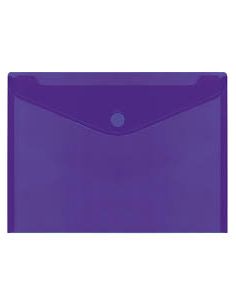 Sobre Pp Folio C/Velcro Morado