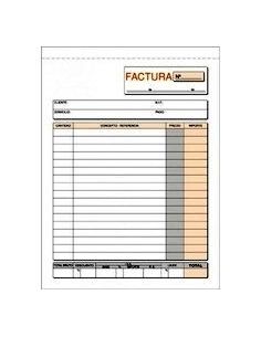Talonario Facturas Plus Office Natural 145Mmx207Mm Duplicado 50 Juegos