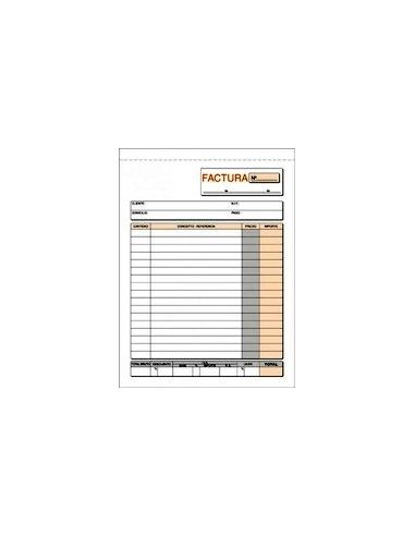 Talonario Facturas Plus Office Natural 145Mmx207Mm Duplicado 50 Juegos