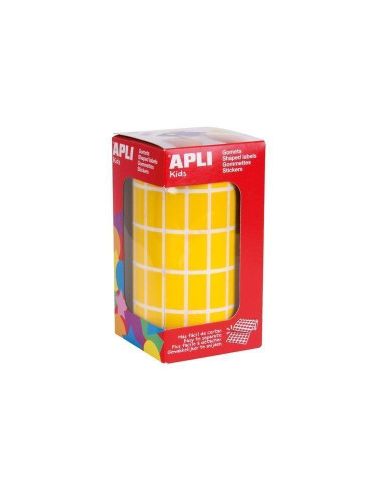 Rollo Gomets Apli Rectangulo 20X10 Mm Amarillo