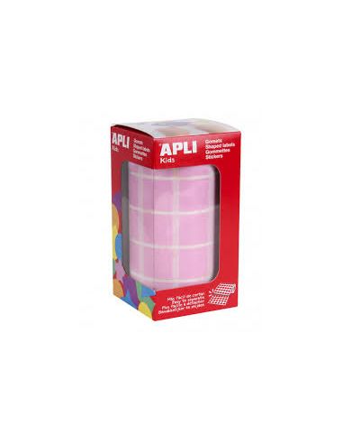 Rollo Gomets Apli Cuadrado Grande 20 Mm Rosa