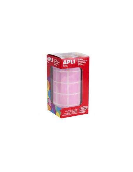 Rollo Gomets Apli Cuadrado Grande 20 Mm Rosa