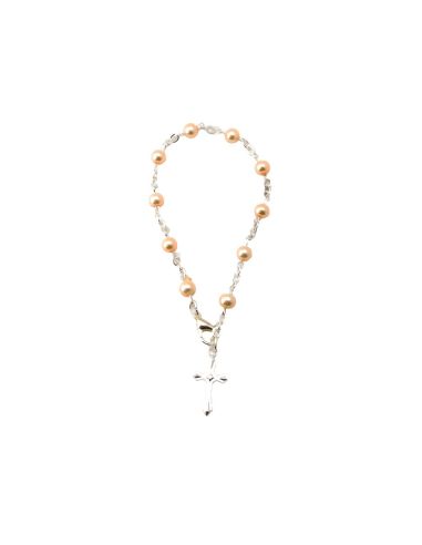 Pulsera 5 Mm Perla Cultra Arg Blanca|Libreriasalesiana