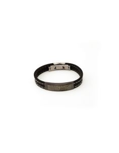 Pulsera Caucho Padre Nuestro S/Foto