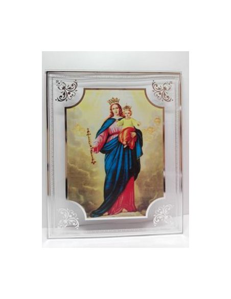 Cuadro Cristal Lujo 29X24Cm Auxiliadora
