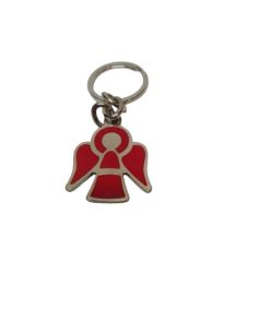 Llavero Angel Esmalt.Rojo