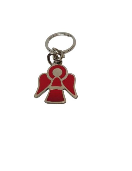 Llavero Angel Esmalt.Rojo
