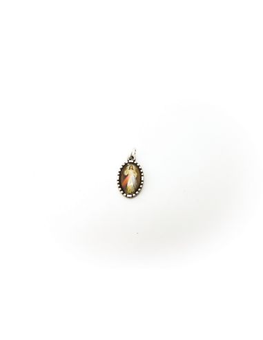 Medalla Plateada 1,5Cm Misericordia De Jesus