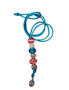 Cordon Collar Pandora Color Azul C/Foto