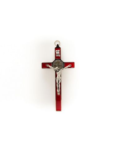 Cruz S. Benito Lacada Rojo 20Cm