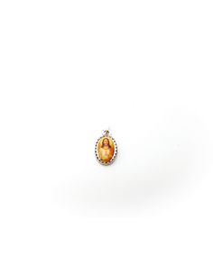 Medalla Plateada 1,5Cm Sgdo. Corazon De Jesus