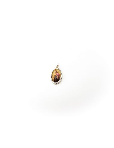 Medalla Plateada 1,5Cm Virgen Del Carmen