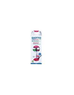 Tempera Giotto 25Ml + Pincel 6 Colores Surtidos
